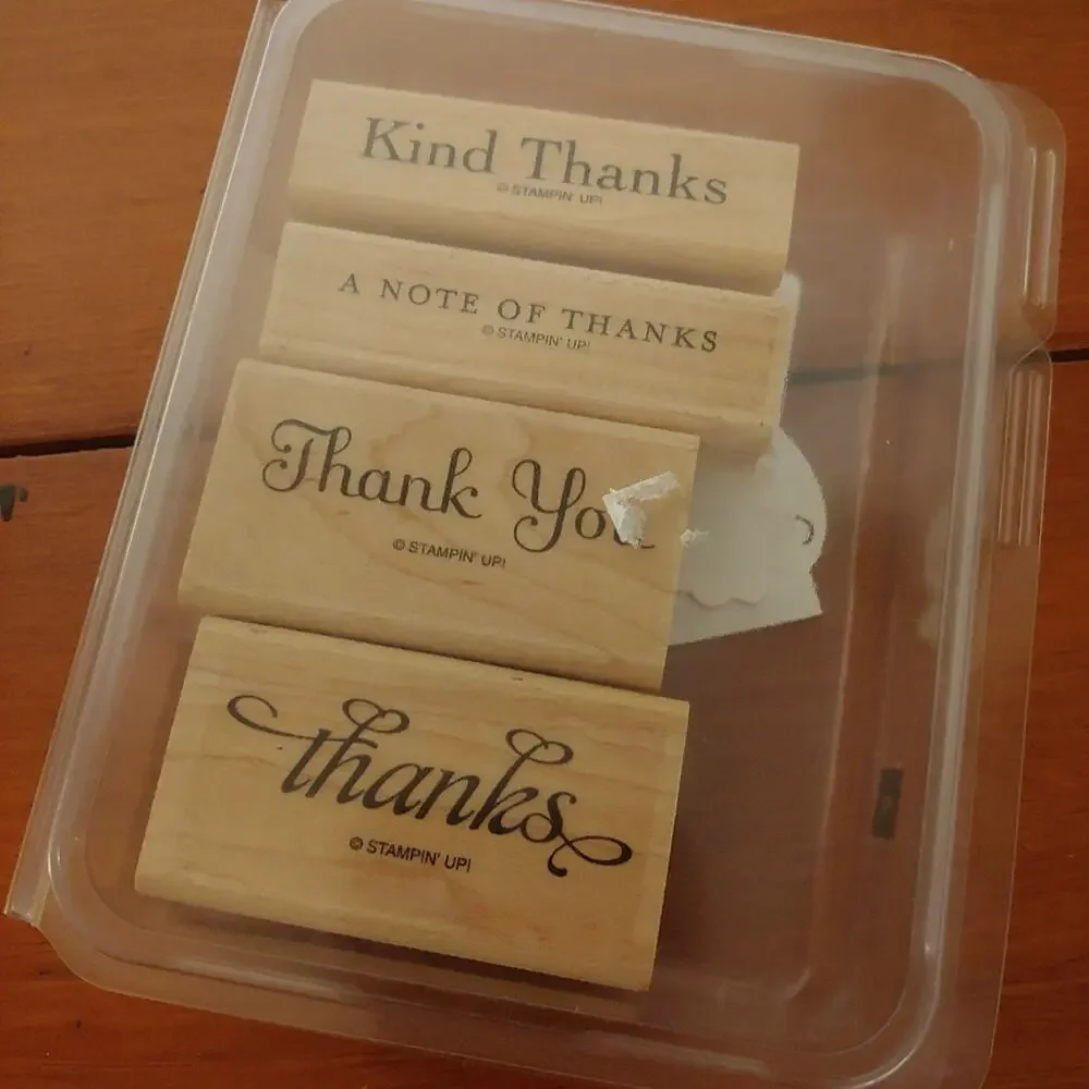 Stampin' UP! Thank you Stamp Set